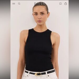 DISSH Charlize Knit Tank Top NEW NWT